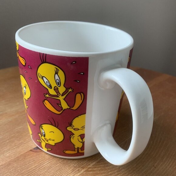 Vintage 1994 Tweety Bird Warner Bros Looney Tunes Coffee Mug - Picture 3 of 5
